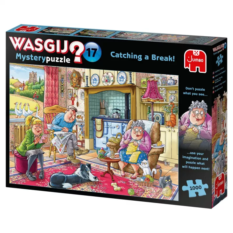 Wasgij Mystery 17 1000 pezzi Jumbo Comics Puzzle