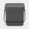 Pattumiera Brabantia 209888 nero plastica 139x188x174 mm