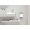 Pattumiera Brabantia Bo 4 L rettangolare acciaio nero bianco