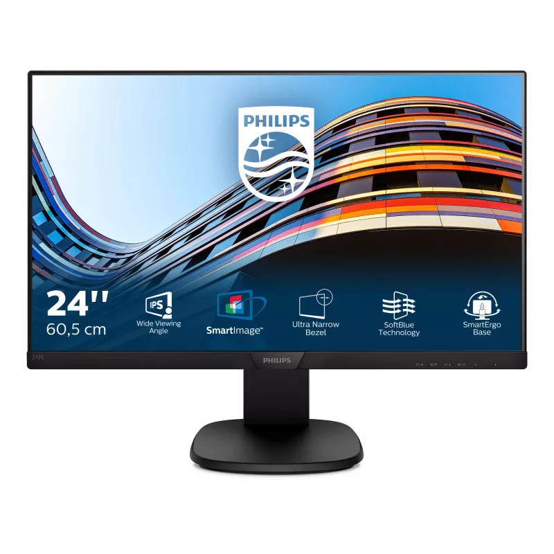Monitor LCD Philips S Line con tecnologia SoftBlue 243S7EHMB/00