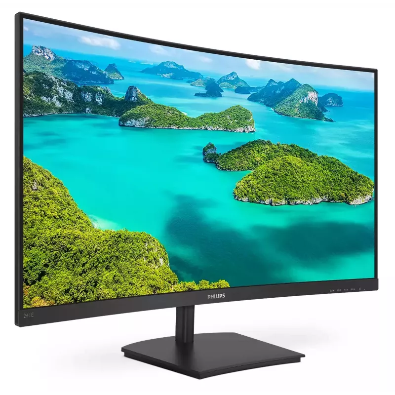 Monitor Philips E Line 241E1SCA/00 59,9 cm (23,6 pollici) 1920 x 1080 pixel Full HD LCD nero