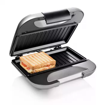Sandwichiera Princess 01.127003.01.001 750 W nero argento