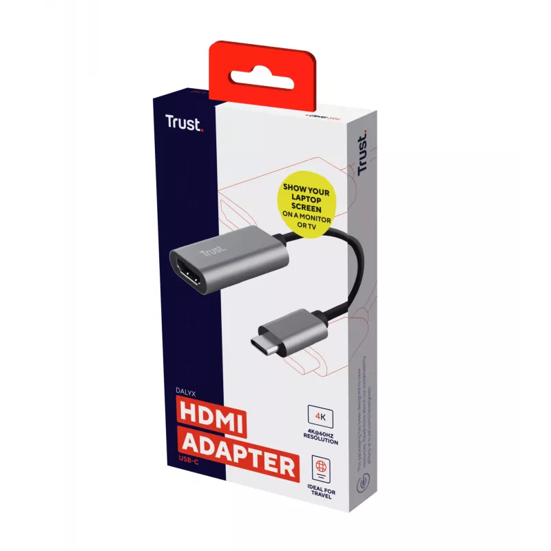 Trust Dalyx adattatore grafico USB grigio