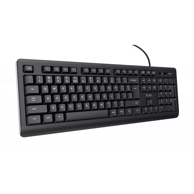 Trust TK-150 tastiera universale USB QWERTY nero