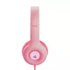 Trust Nouna cuffie con filo cuffie con archetto per chiamate/musica rosa