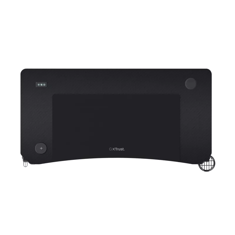 Scrivania Trust GXT 710 Luminus Pro nero rettangolare ABS/PC 1200x600x740mm