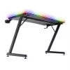 Scrivania Trust GXT 710 Luminus Pro nero rettangolare ABS/PC 1200x600x740mm