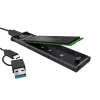 Case per SSD TRUST 25806 nero per M.2, unità singola, fino a 4 TB, USB Type-C 10 Gbit/s (USB 3.2 Gen 2)