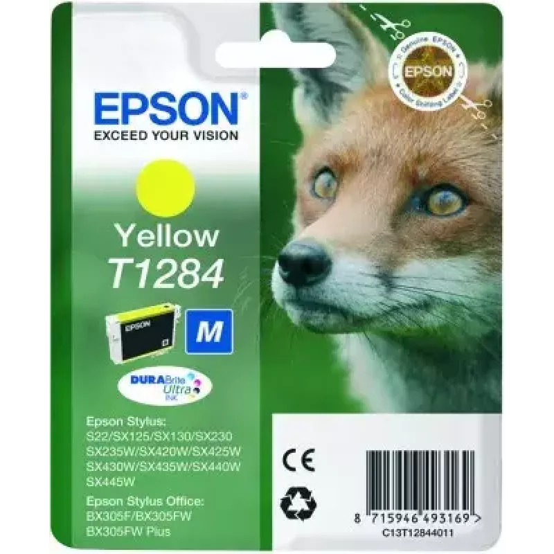 Epson Fox confezione singola giallo T1284 inchiostro DURABrite Ultra