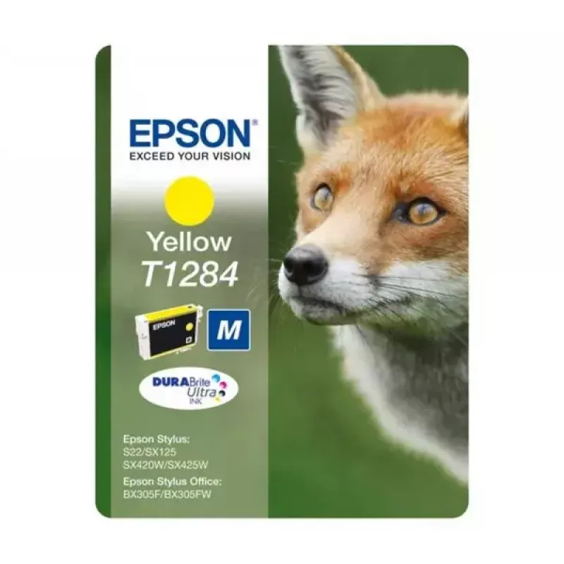 Epson Fox confezione singola giallo T1284 inchiostro DURABrite Ultra