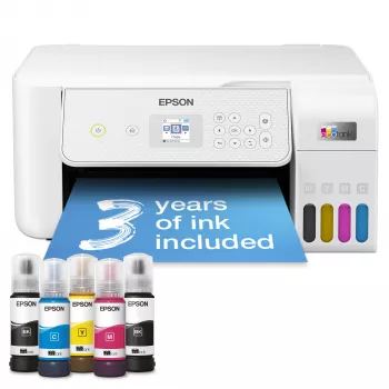 Stampante multifunzione Epson EcoTank L3286 — getto d'inchiostro a colori, A4, WLAN, EcoTank ricaricabile, 5760x1440 DPI, 33 pagine/min. (B/N), 15 pagine/min. (colore)