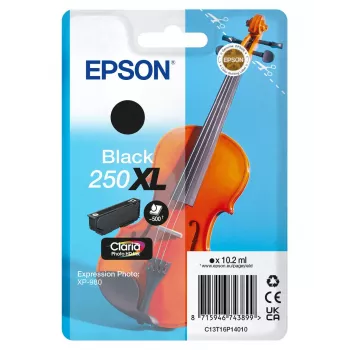 Epson 250XLViolin Claria Photo HD alta (XL) capacità nero cartuccia toner originale, 1 pz., 10.2 ml