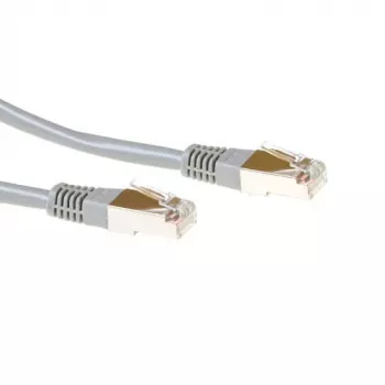 ACT grigio 1 metro F/UTP CAT5E cavo patch con connettori maschio RJ45