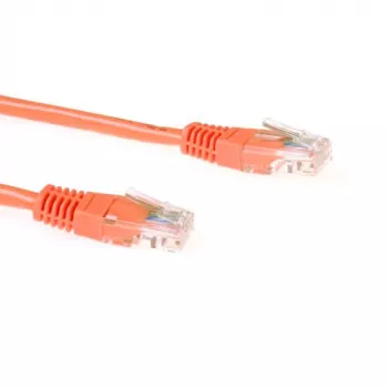 ACT arancione 3 metri U/UTP CAT5E cavo patch con connettori RJ45