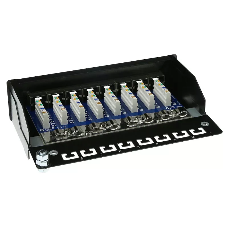 Scatola patch panel CAT5E schermata da esterno 8 porte ACT FA5001, 173×44×109 mm
