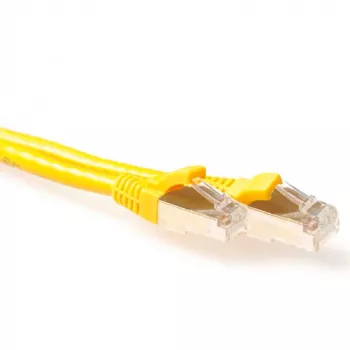 ACT giallo 7 metri SFTP CAT6A cavo patch snagless con connettori RJ45