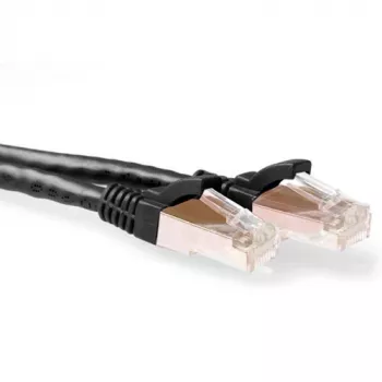 ACT 10 metri SFTP CAT6A cavo patch snagless con connettori RJ45, nero