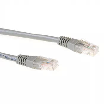 ACT grigio 2 metri LSZH U/UTP CAT6A cavo patch con connettori RJ45