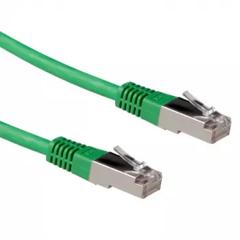ACT verde 10 metri LSZH SFTP CAT6A cavo patch con connettori RJ45