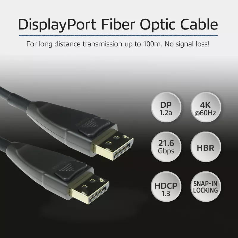 ACT 70 metri DisplayPort cavo ottico attivo connettore DisplayPort - connettore DisplayPort