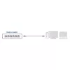 ACT nero 5,0 metri U/UTP, CAT6 cavo patch con connettori RJ45