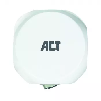 Unità di distribuzione di alimentazione ACT AC2430 — 3× prese CA Type-F, 230 V, 16 A, cavo 1,5 m, bianco