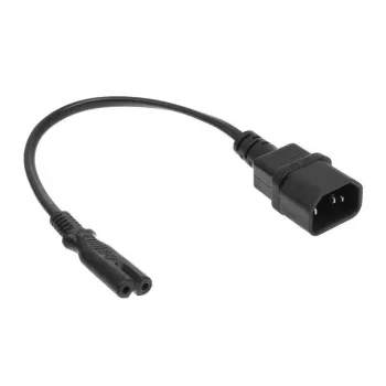 Cavo di alimentazione C14 - C7 nero 0,2 m ACT AK5248 250V 2,5A
