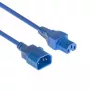 Cavo di alimentazione ACT C14 – C15 blu 2 m 250 V 10 A