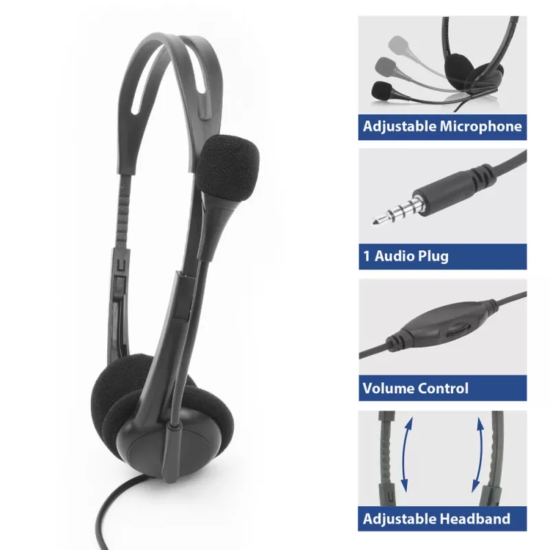 ACT cuffie con jack audio da 3,5 mm