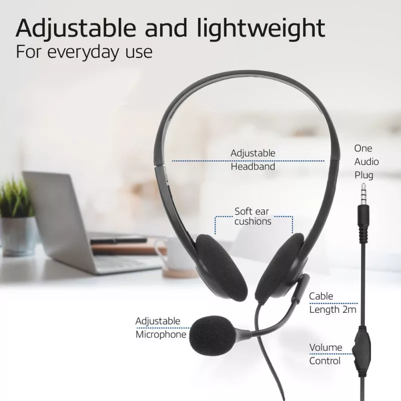 ACT cuffie con jack audio da 3,5 mm