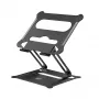 Supporto per laptop ACT AC8140 alluminio regolazione altezza continua nero