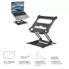 Supporto per laptop ACT AC8140 alluminio regolazione altezza continua nero