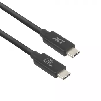 ACT cavo USB4 20Gbps 240W USB Type-C 2m nero certificato USB-IF