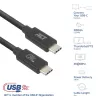 ACT cavo USB4 20Gbps 240W USB Type-C 2m nero certificato USB-IF