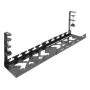 Vassoio portacavi estraibile sottoscrivania ACT 43–72 cm fissaggio a morsetto, acciaio, 728×130×190 mm, 5 kg