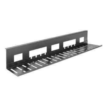 Canalina portacavi sottoscrivania ACT 80 cm – vassoio dritto orizzontale in acciaio 800×140×100 mm