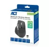 ACT AC5147 mouse wireless, Bluetooth/USB, clic silenzioso, 4800 DPI, grigio