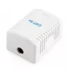 Gembird NCAC-1F5E-01 presa di rete schermata da superficie, 1x RJ45 Cat5e, bianco