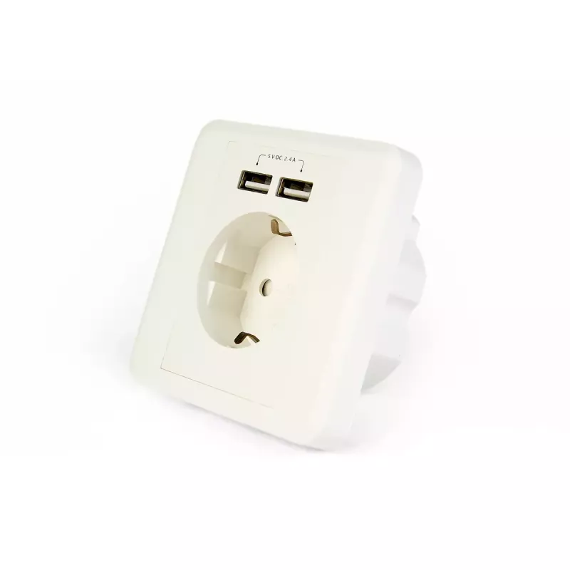 Presa 2 x USB EnerGenie EG-ACU2A2-01