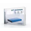 Case per disco fisso Gembird EE2-U3S-3-DB blu 2,5 pollici