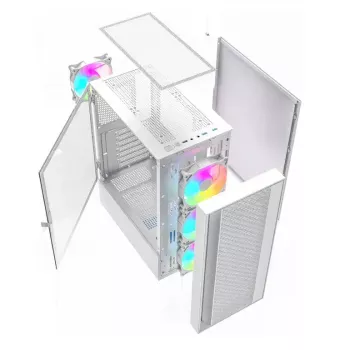 Case computer Fornax 4000 ARGB, ATX, bianco