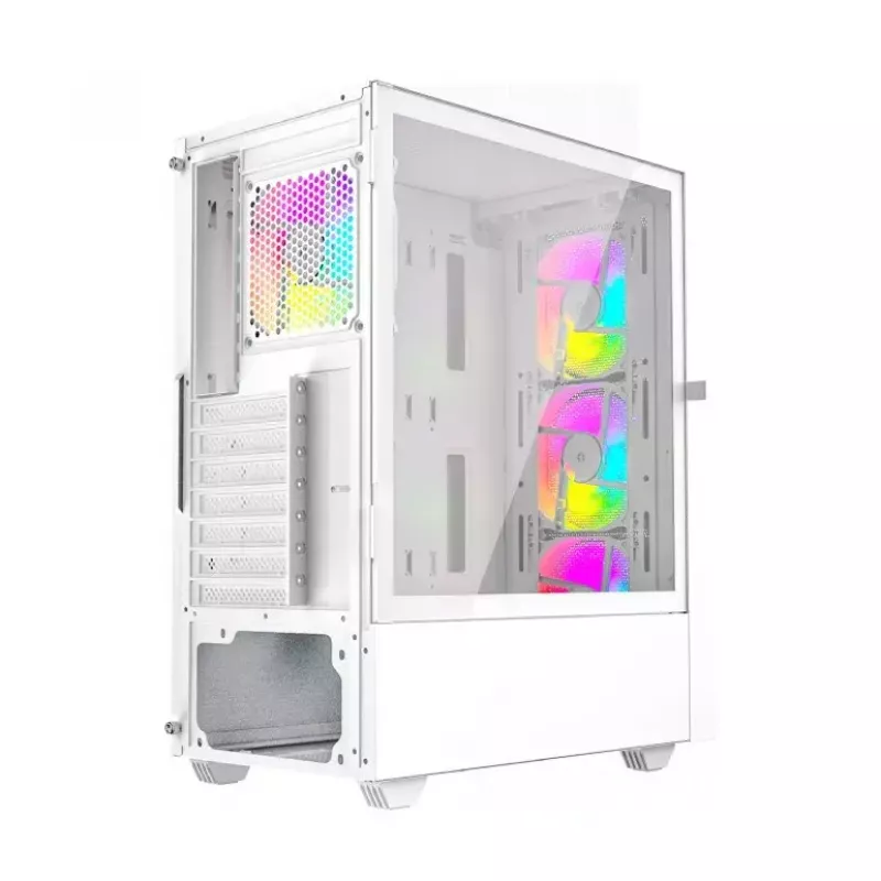 Case computer Fornax 4000 ARGB, ATX, bianco