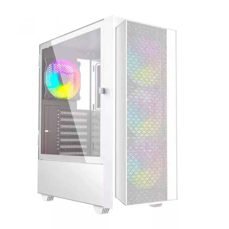 Case computer Fornax 4000 ARGB, ATX, bianco