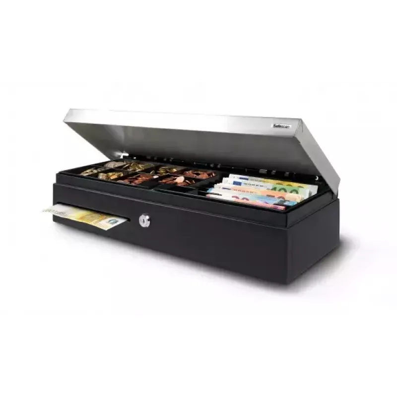 Safescan SD-4617S cassetto portavalori Standard Duty, nero/argento