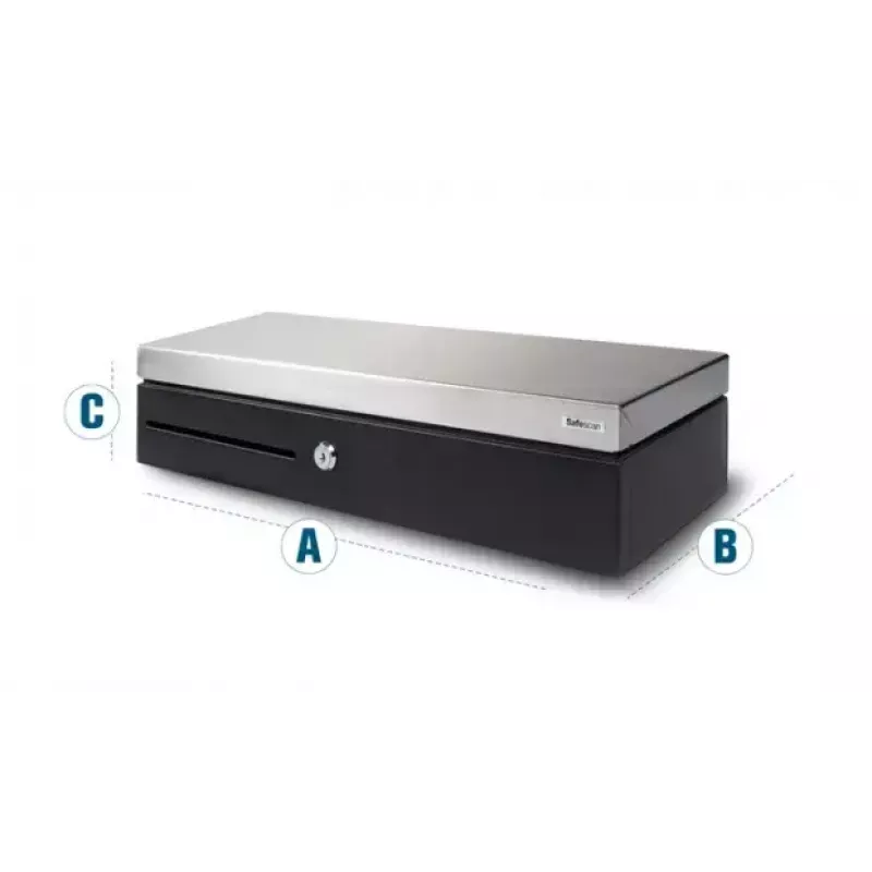 Safescan SD-4617S cassetto portavalori Standard Duty, nero/argento