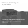 Docking station USB-C Quad DisplayLink CLUB 3D CSV-2542 — 2× DisplayPort 8K60Hz, 2× HDMI 4K60Hz, PD 100W, 2.5G Ethernet