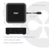 Docking station USB-C Quad DisplayLink CLUB 3D CSV-2542 — 2× DisplayPort 8K60Hz, 2× HDMI 4K60Hz, PD 100W, 2.5G Ethernet