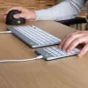 R-Go Tools tastierino numerico R-Go Numpad Break, tastierino numerico ergonomico con software per le pause, con filo, bianco