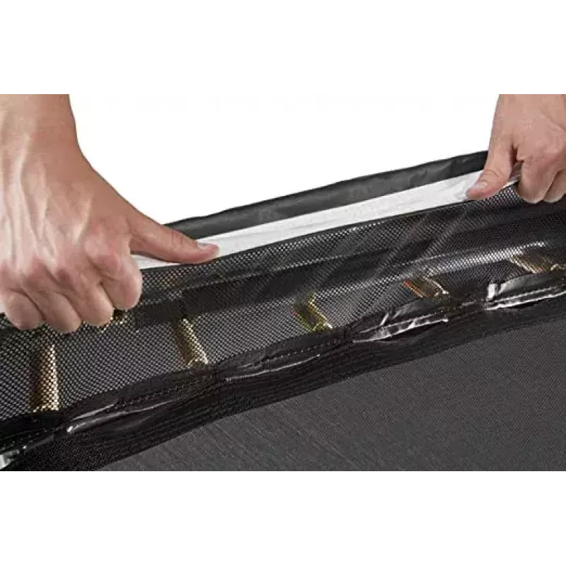 Trampolino Salta Royal Baseground Sports rettangolare 244 x 396 cm, nero