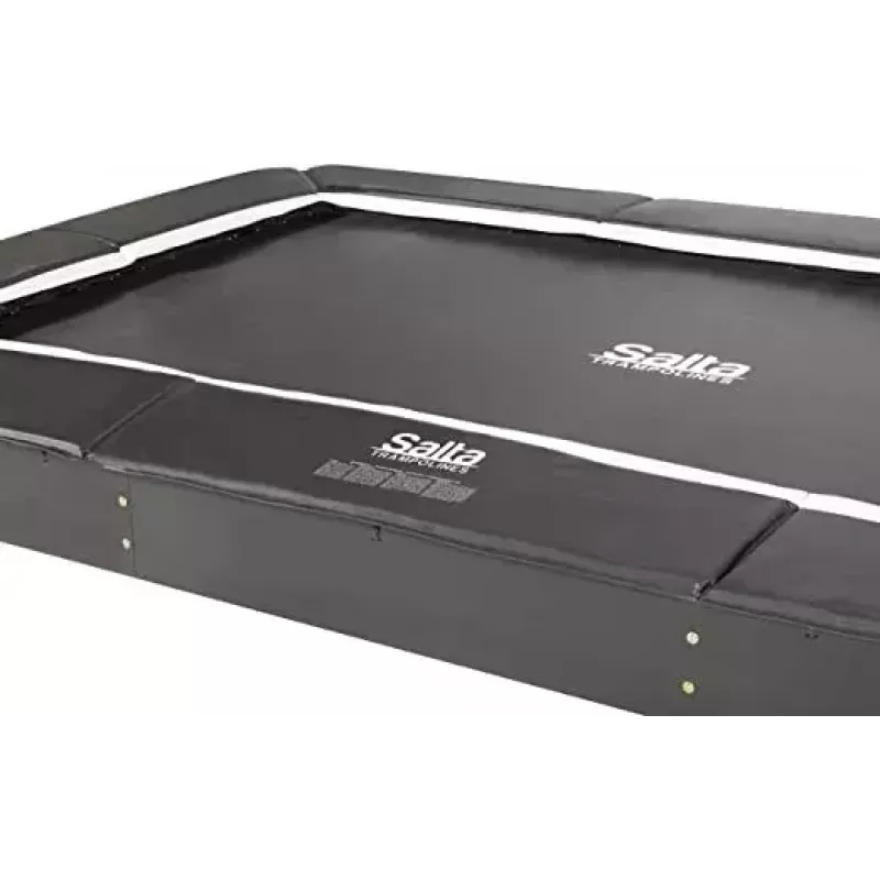 Trampolino Salta Royal Baseground Sports rettangolare 244 x 396 cm, nero